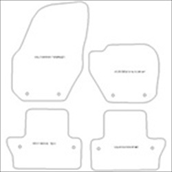 Volvo V60 Automatic Car Mats